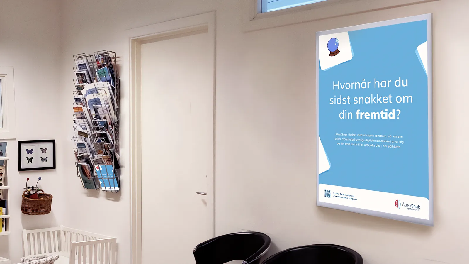 Poster on a hospital waiting room